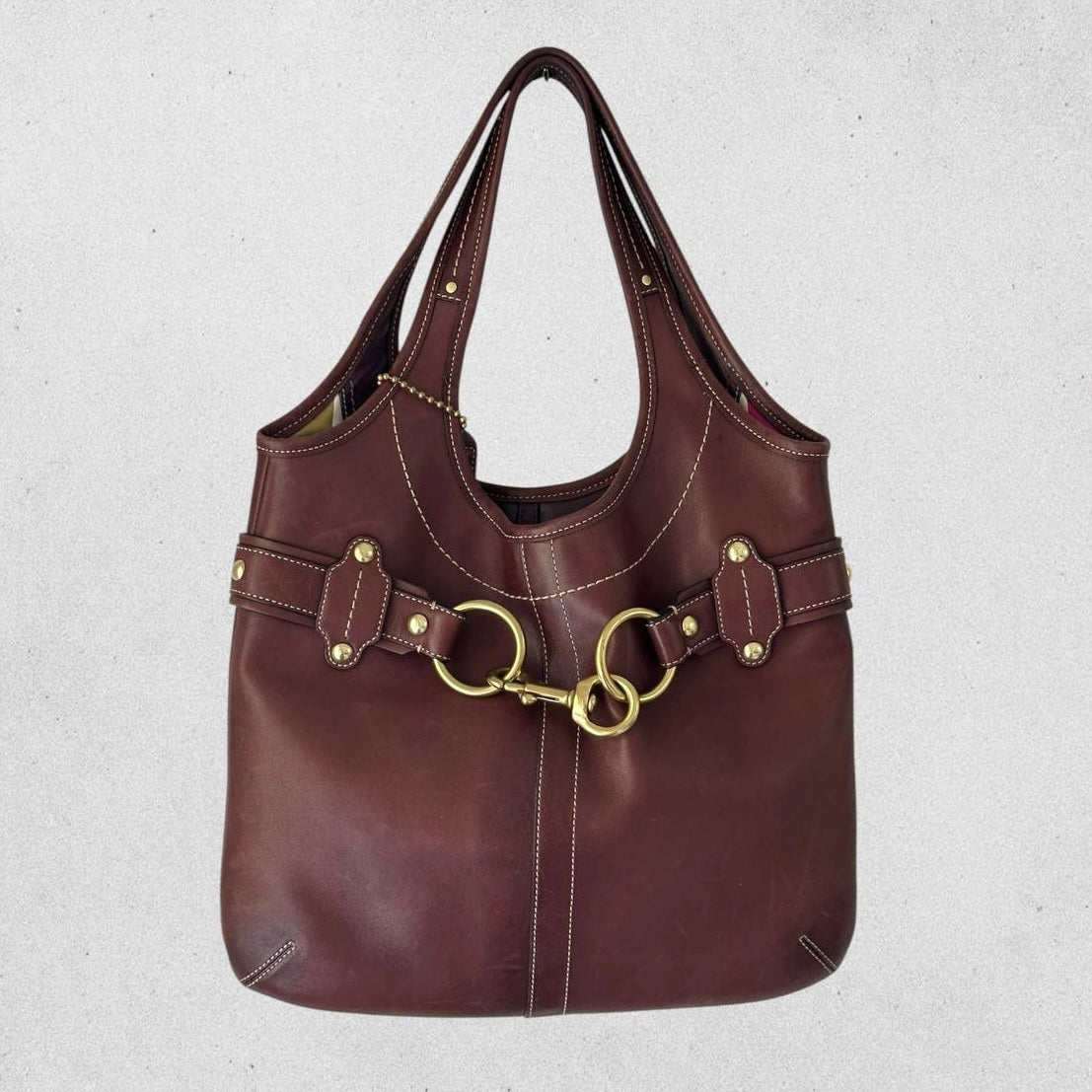 Authentic Vintage Coach Ergo Limited Edition Belted Leather Tote Bag