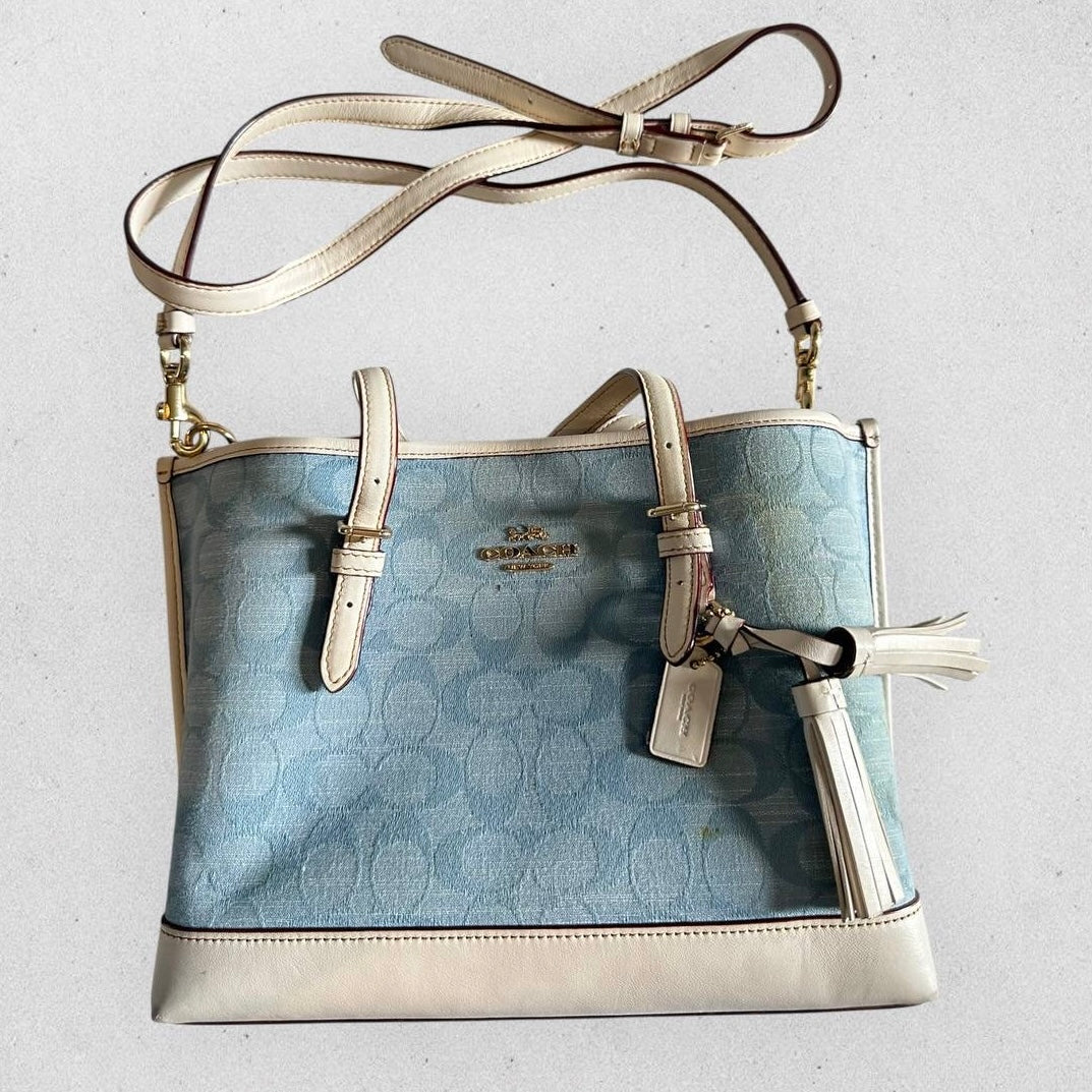 Authentic Vintage Coach Mollie 25 Small Tote Bag