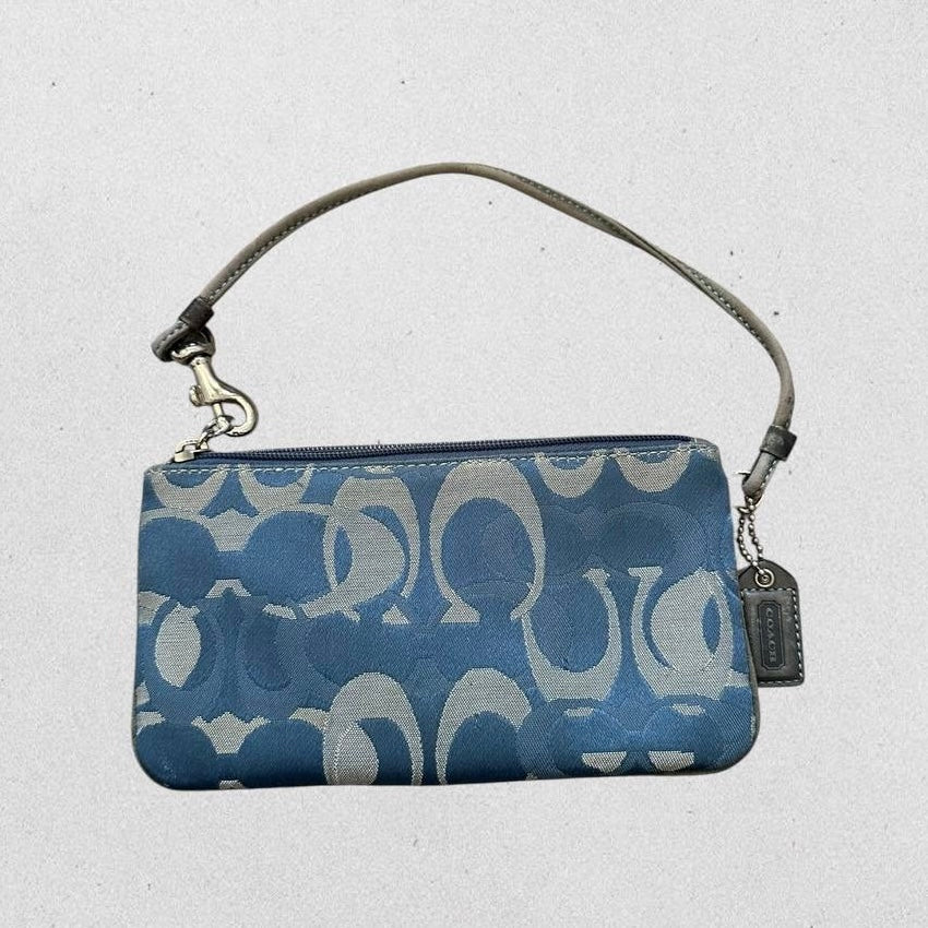 Authentic Vintage Coach Signature Shoulder Bag & Wallet