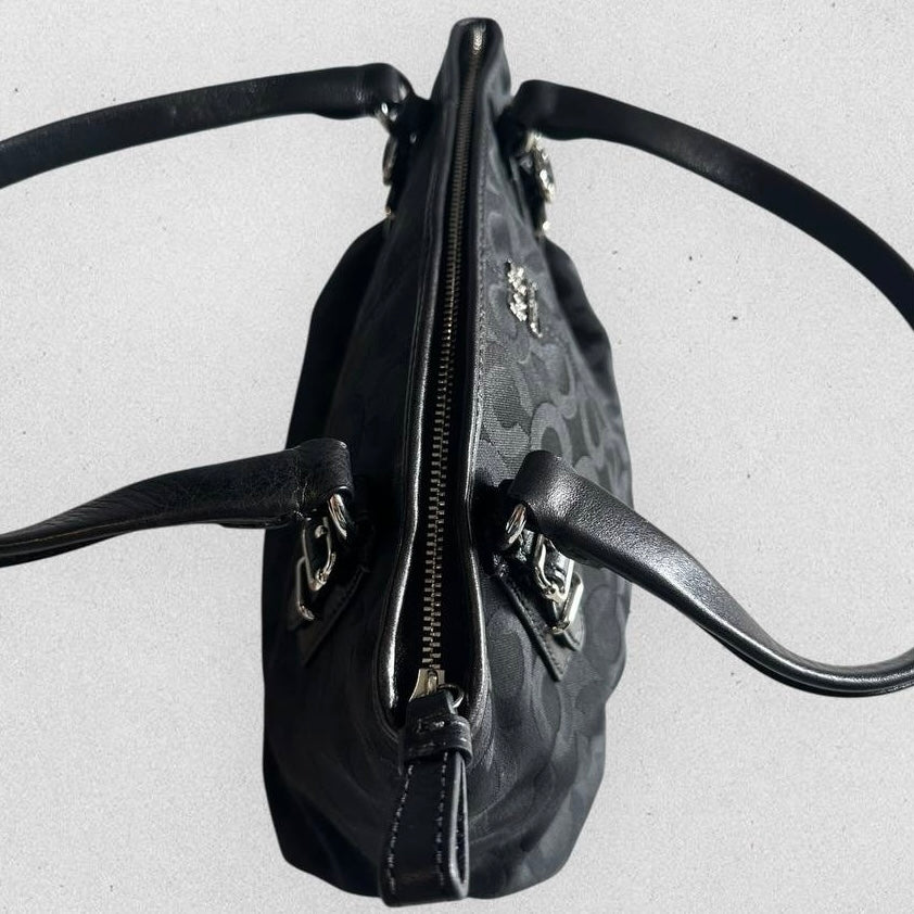 Authentic Vintage Coach Mia Op Art Small Shoulder Bag