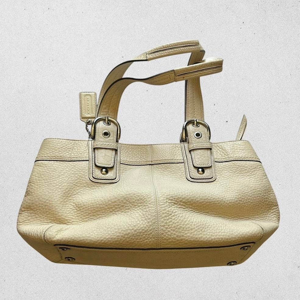 Authentic Vintage Coach Madison Pebbled Leather Tote Bag