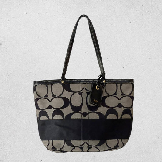 Authentic Vintage Coach Signature Tote Bag