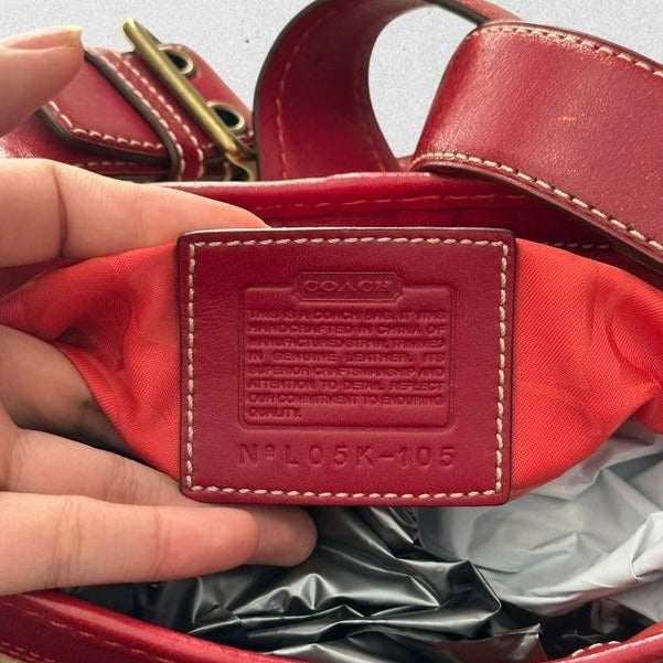 Authentic Vintage Coach Legacy Straw Bag
