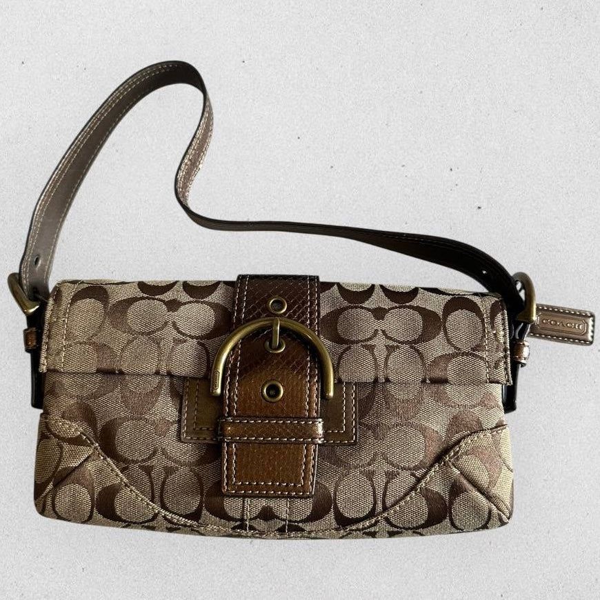 Authentic Vintage Coach Soho Flap Shoulder Bag Rare