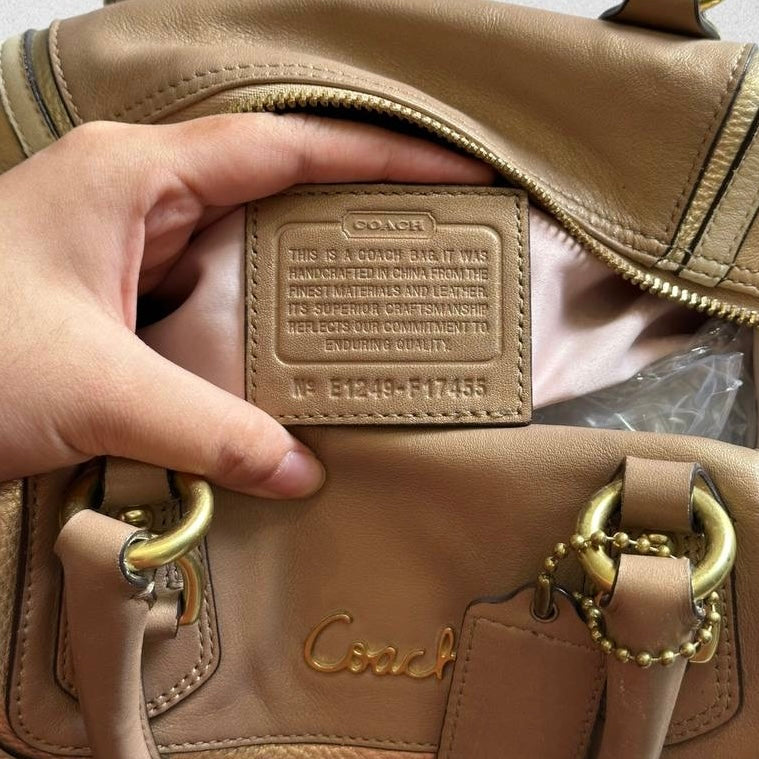 Authentic Vintage Coach Ashley Leather Shoulder Bag