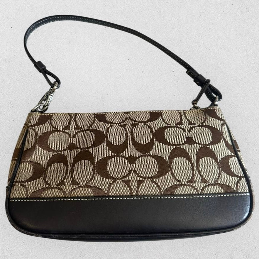 Authentic Vintage Coach Demi Signature Shoulder Bag