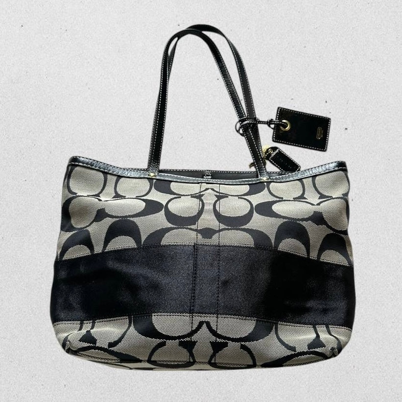 Authentic Vintage Coach Signature Tote Bag