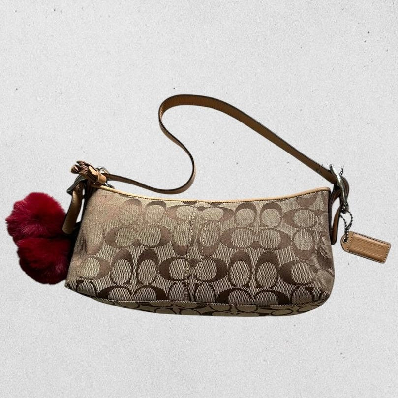 Authentic Vintage Coach Signature Shoulder Bag