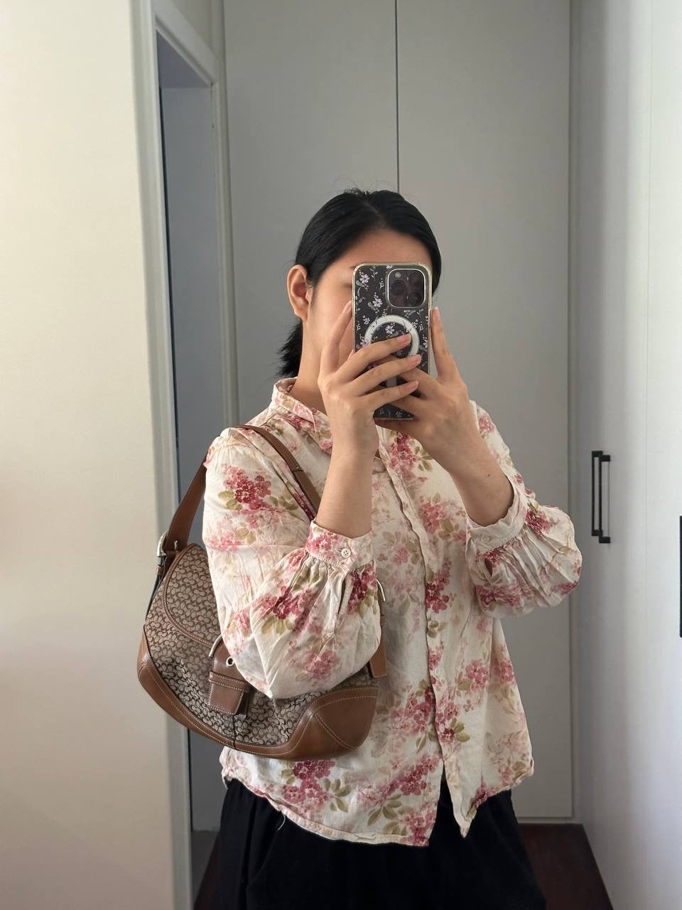 Authentic Vintage Coach Soho Signature Shoulder Bag