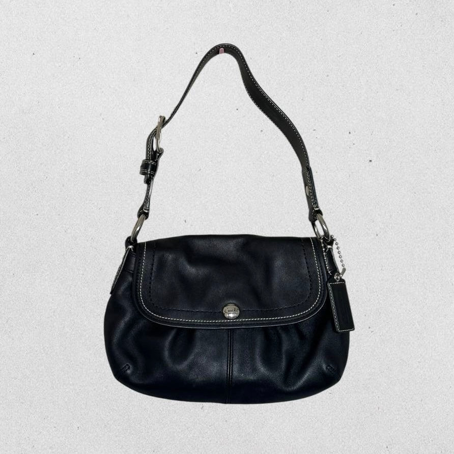 Authentic Vintage Coach Leather Shoulder Bag