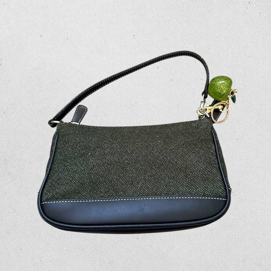 Authentic Vintage Coach Demi Wool Shoulder Bag