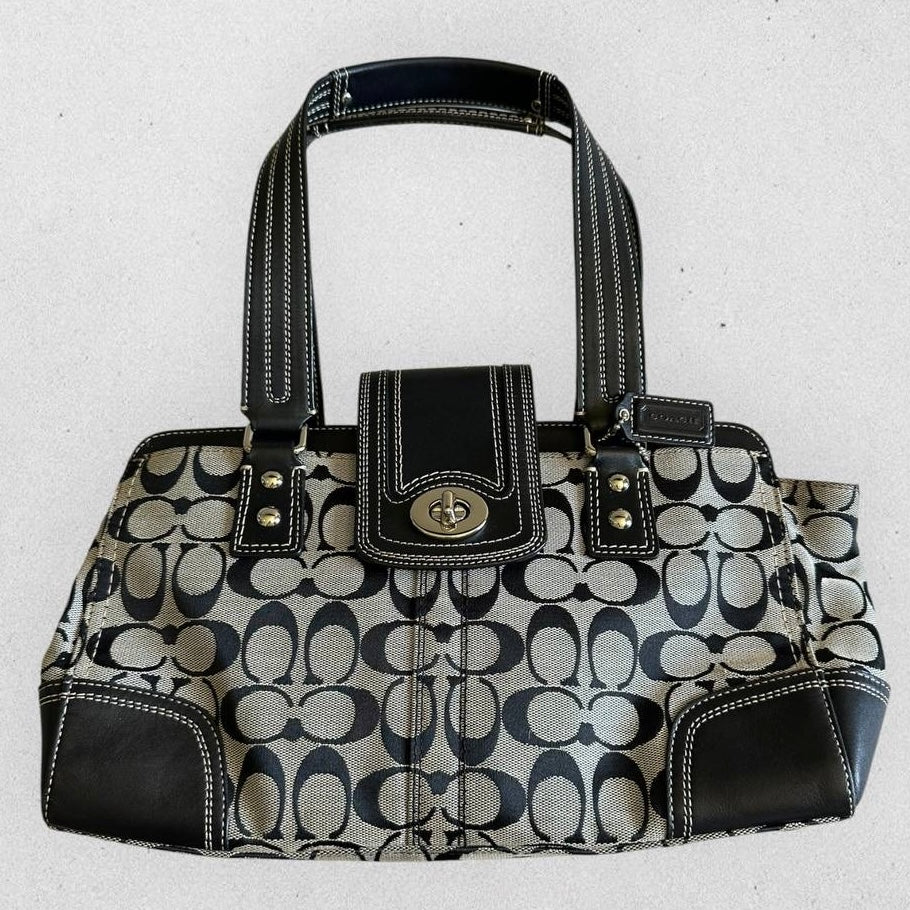 Authentic Vintage Coach Hamptons Carryall Shoulder Bag