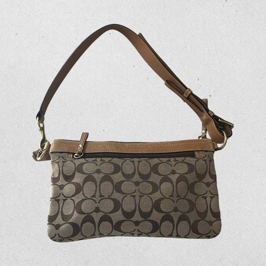 Authentic Vintage Coach Signature Shoulder/Belt Bag