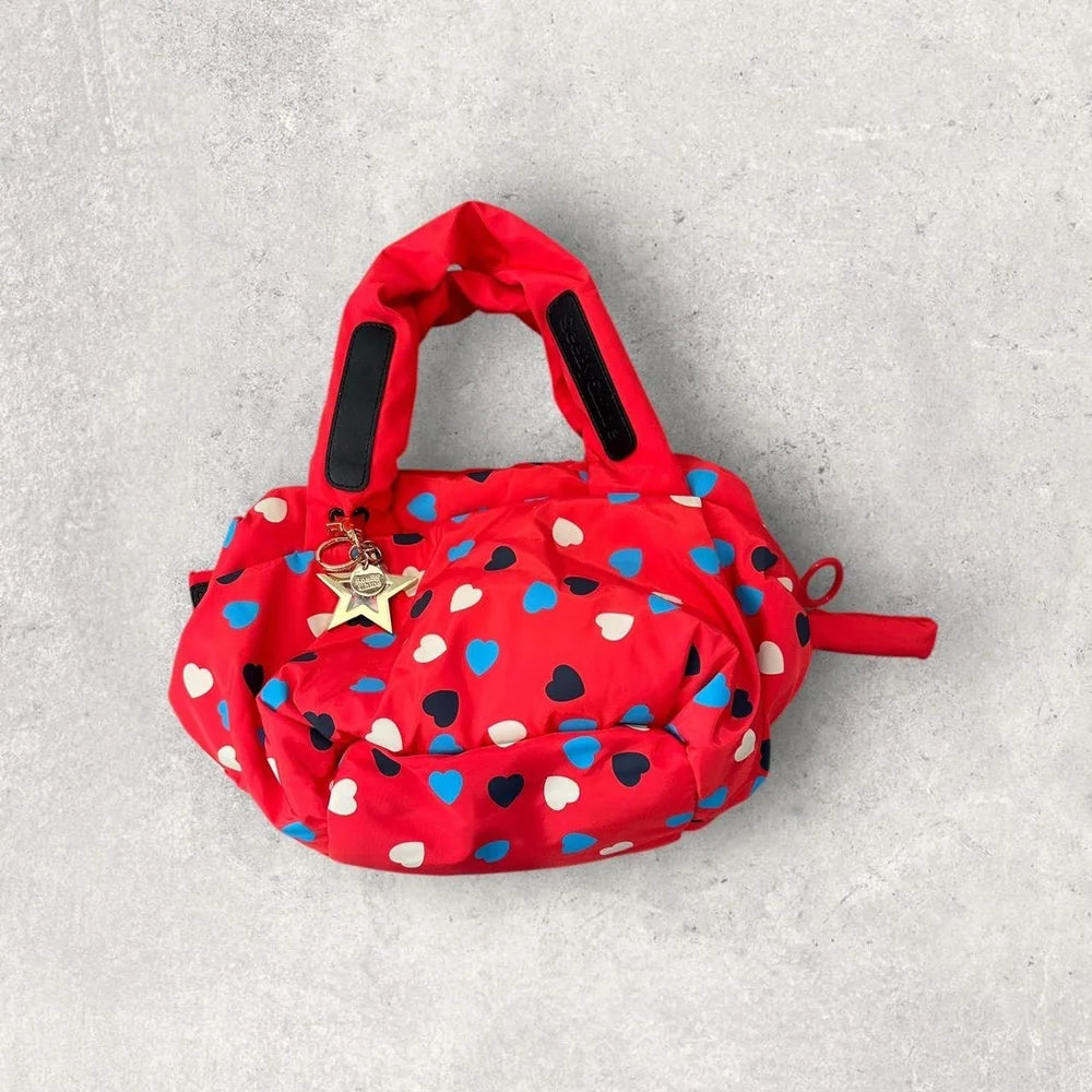 Authentic See by Chloe Joyrider Textured Nylon Handbag