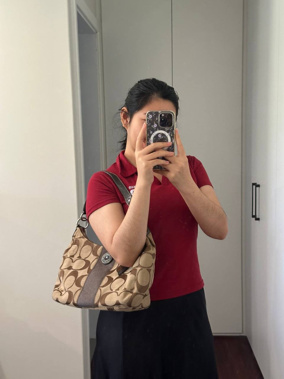 Authentic Vintage Coach Poppy Hobo Bag