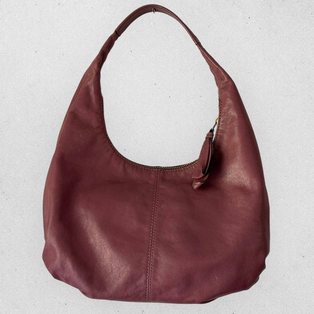 Authentic Vintage Coach Crescent Leather Hobo Bag