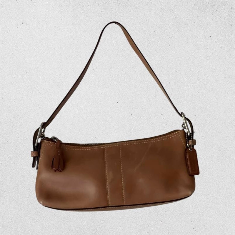 Authentic Vintage Coach Leather Shoulder Bag