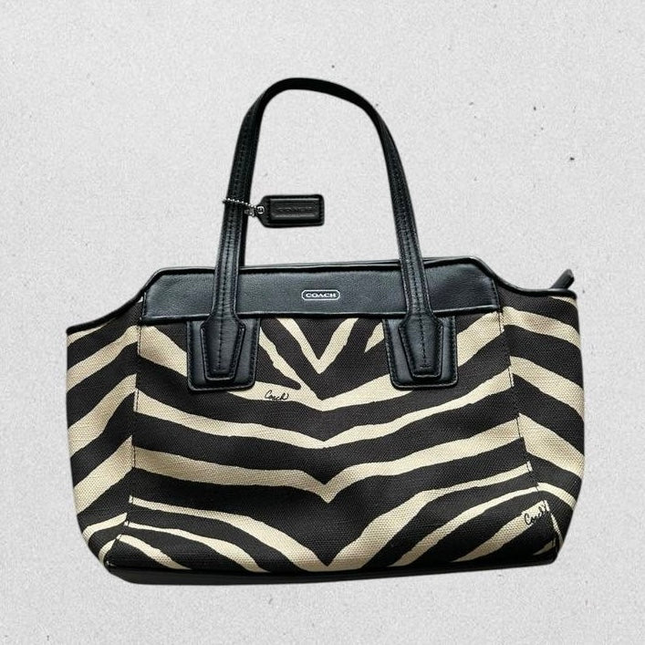 Authentic Vintage Coach Zebra Shoulder Bag