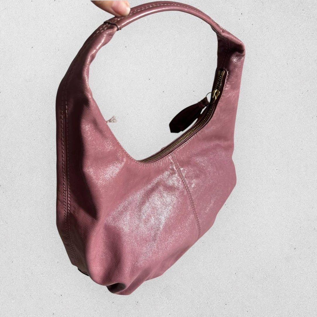 Authentic Vintage Coach Crescent Leather Hobo Bag