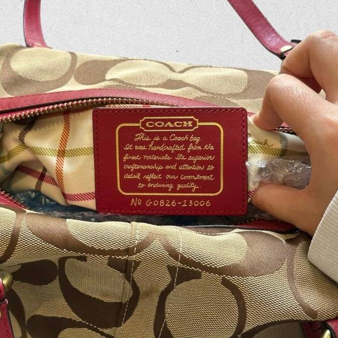 Authentic Vintage Coach Boston Shoulder Bag