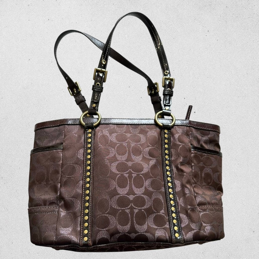 Authentic Vintage Coach Legacy Brown Tote Bag