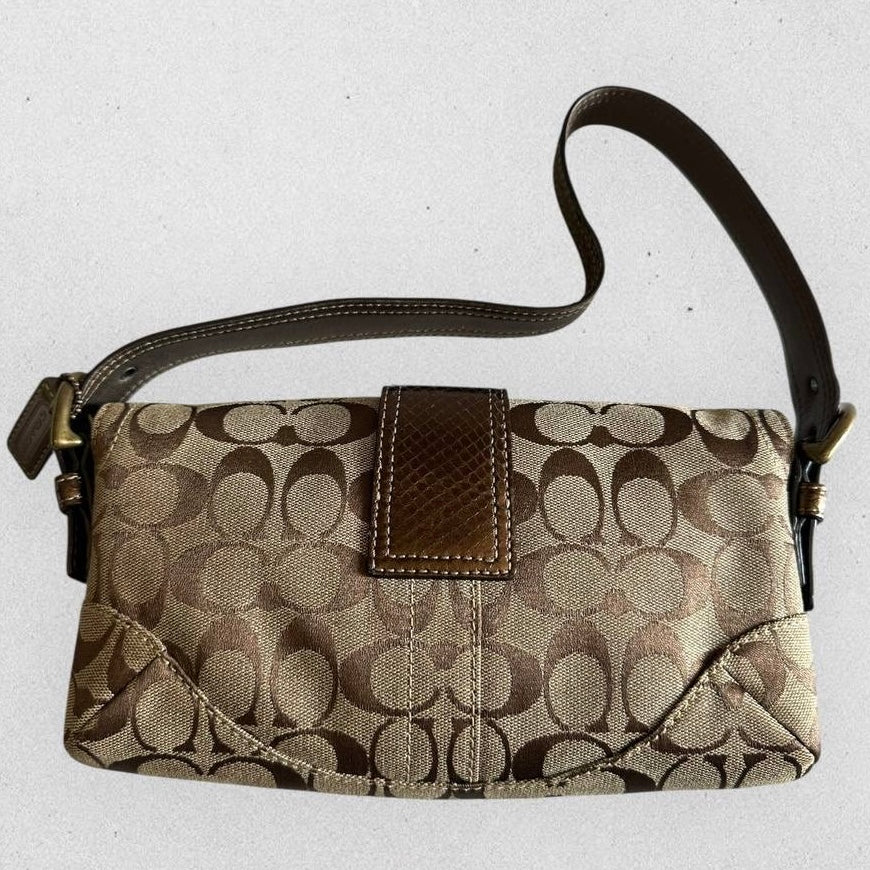 Authentic Vintage Coach Soho Flap Shoulder Bag Rare