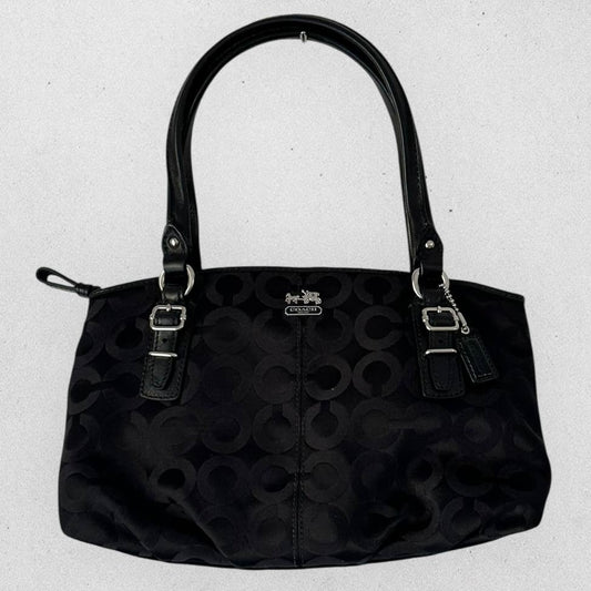 Authentic Vintage Coach Mia Op Art Small Shoulder Bag
