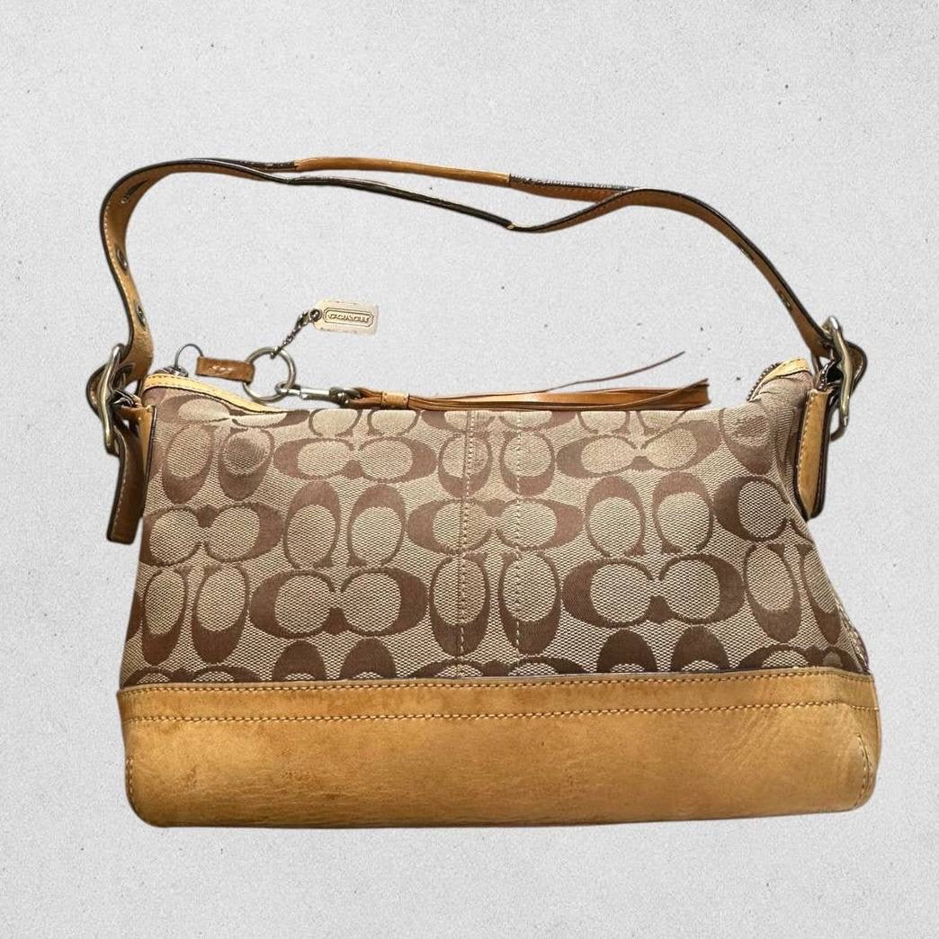 Authentic Vintage Coach Signature Shoulder Bag