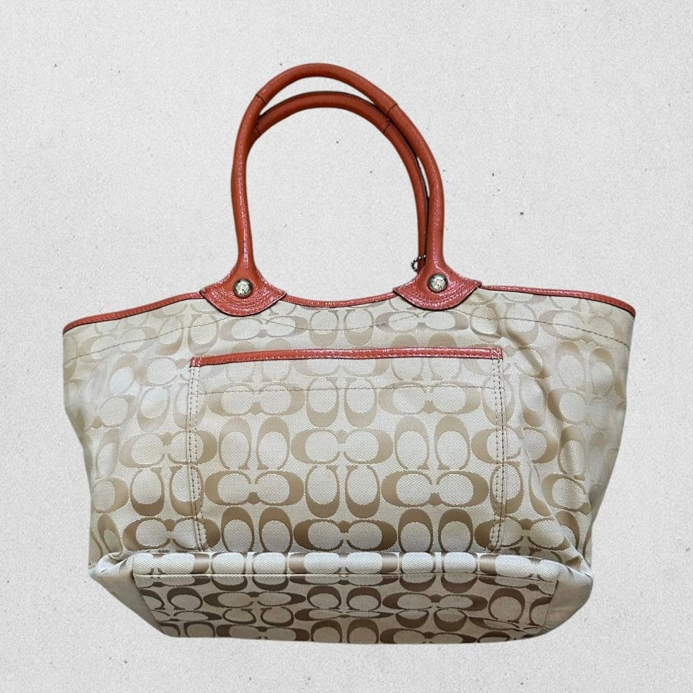 Authentic Vintage Coach Bleecker Signature Tote Bag