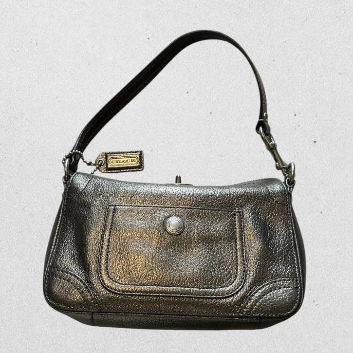 Authentic Vintage Coach Eddie Turnlock Leather Shoulder Bag