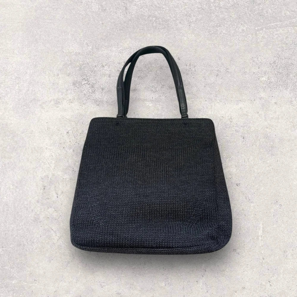 Prada Archive 1999 Wool Knit Shoulder Bag