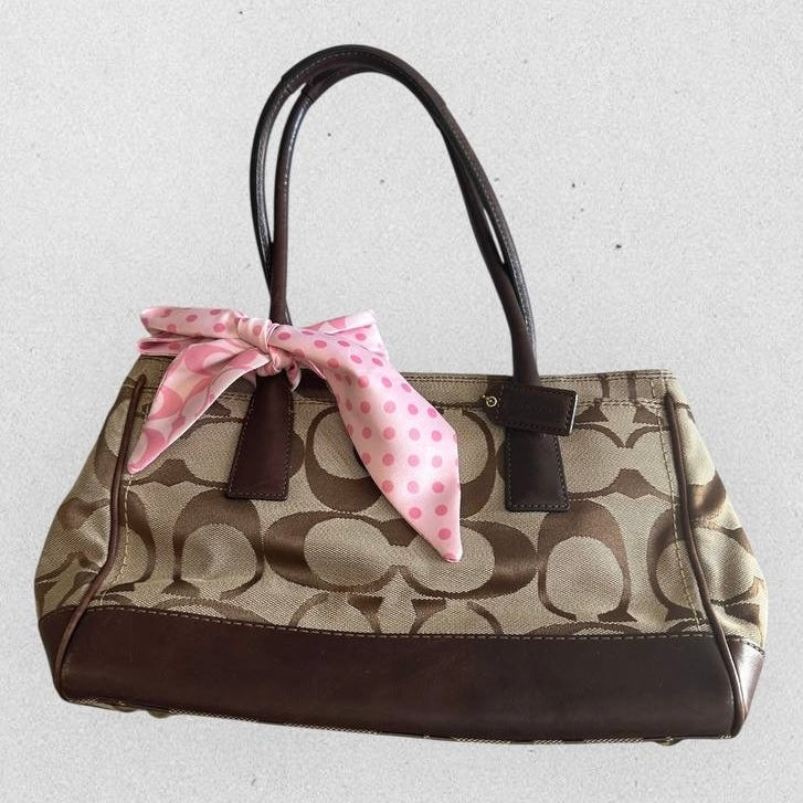 Authentic Vintage Coach Signature Madeline Shoulder Bag