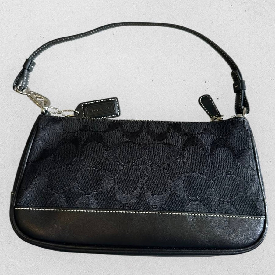 Authentic Vintage Coach Signature Demi Shoulder Bag