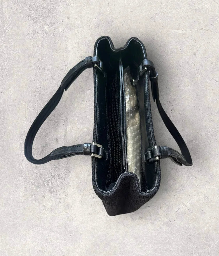 Prada Archive 1999 Wool Knit Shoulder Bag