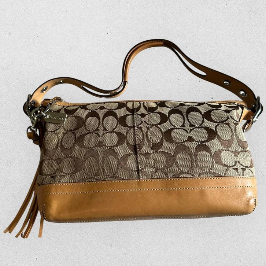 Authentic Vintage Coach Signature Shoulder Bag