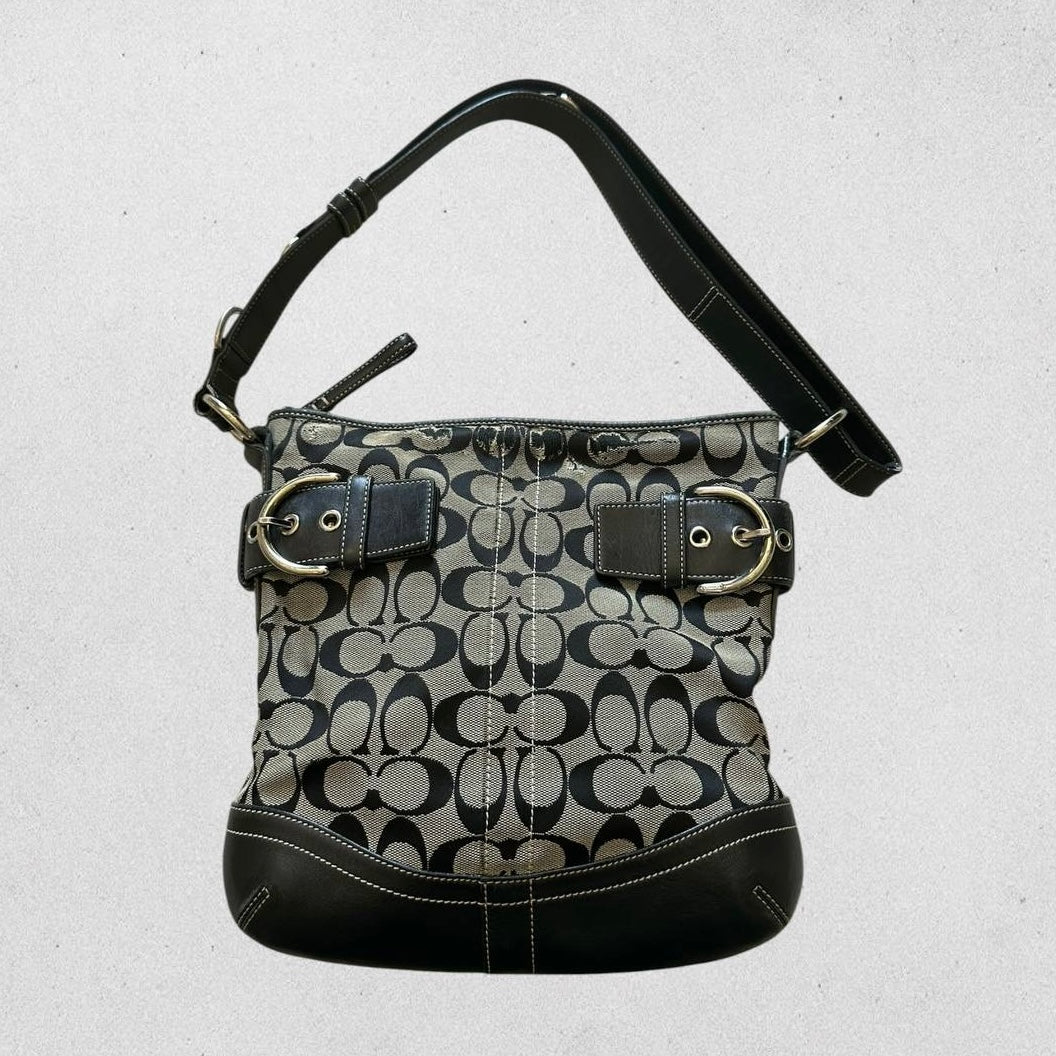 Authentic Vintage Coach Signature Crossobody/Shoulder Bag