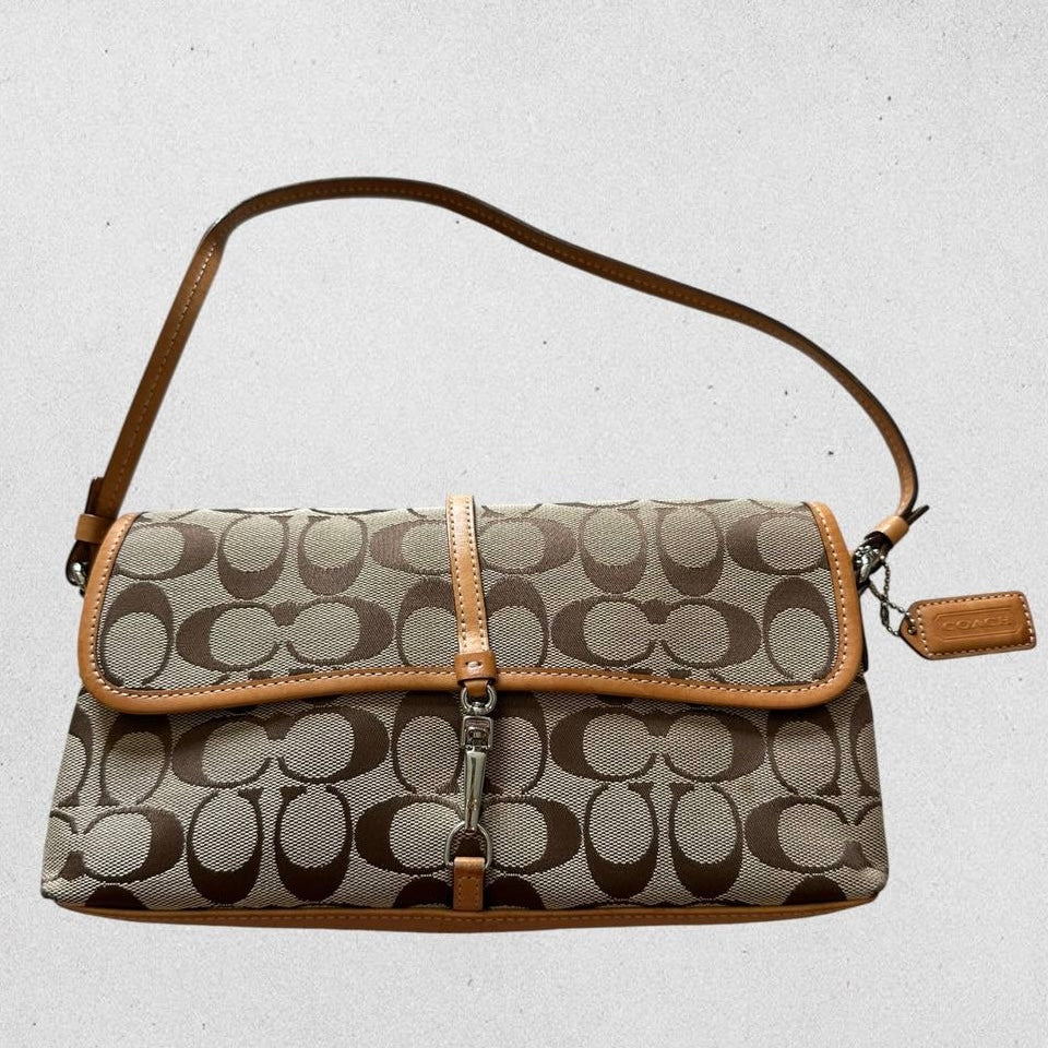 Authentic Vintage Coach Hamptons Signature Shoulder Bag