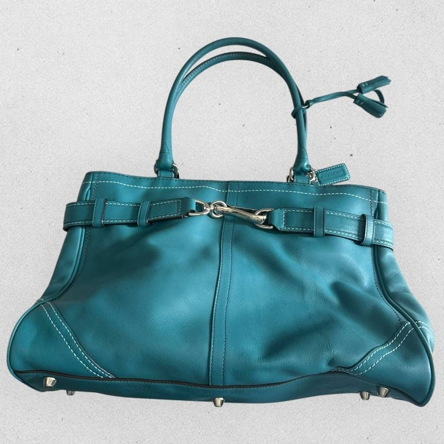 Authentic Vintage Coach Hamptons Leather Tote Bag