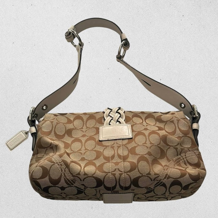 Authentic Vintage Coach Soho Signature Shoulder Bag