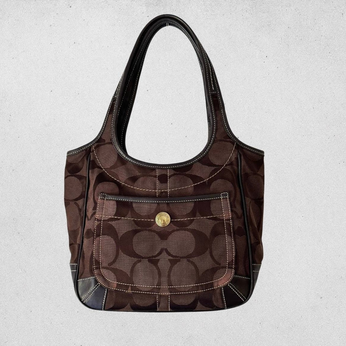 Authentic Vintage Coach Ergo Signature Shoulder Bag