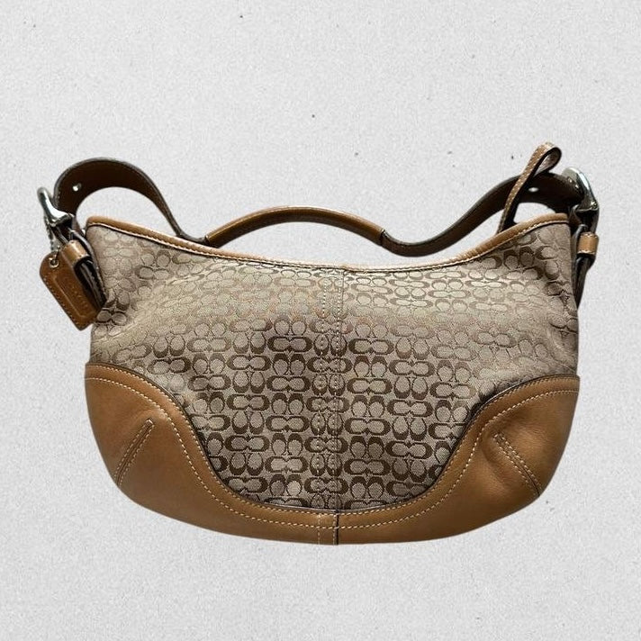 Authentic Vintage Coach Signature Hobo Bag