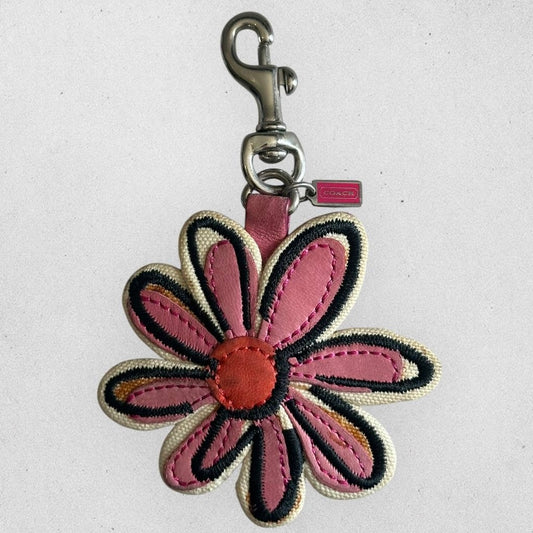 Authentic Coach Flower Bag Charm
