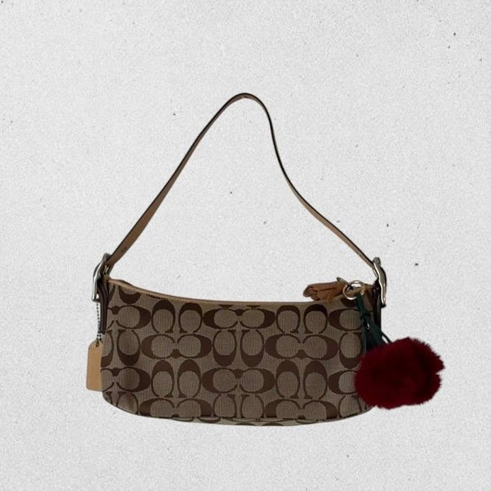 Authentic Vintage Coach Signature Shoulder Bag