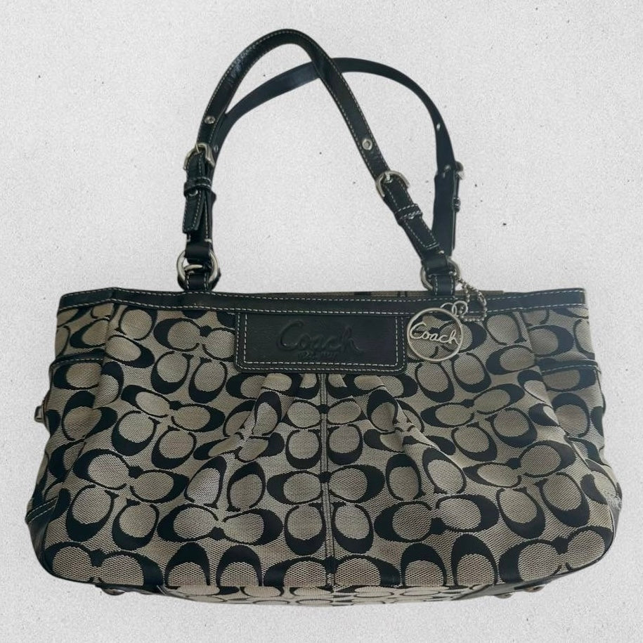 Authentic Vintage Coach Signature Tote Bag