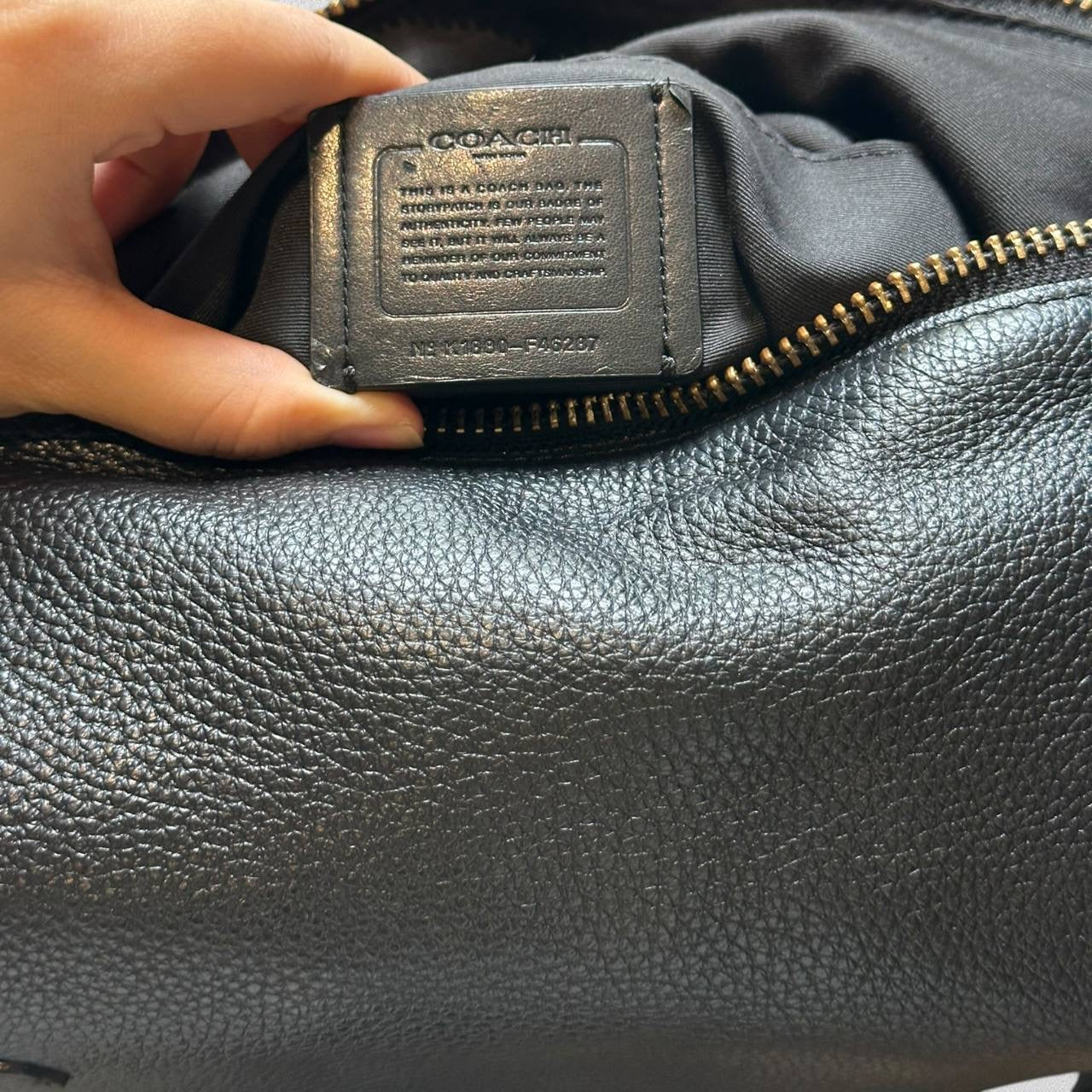 Authentic Vintage Coach Abby Leather Shoulder Bag