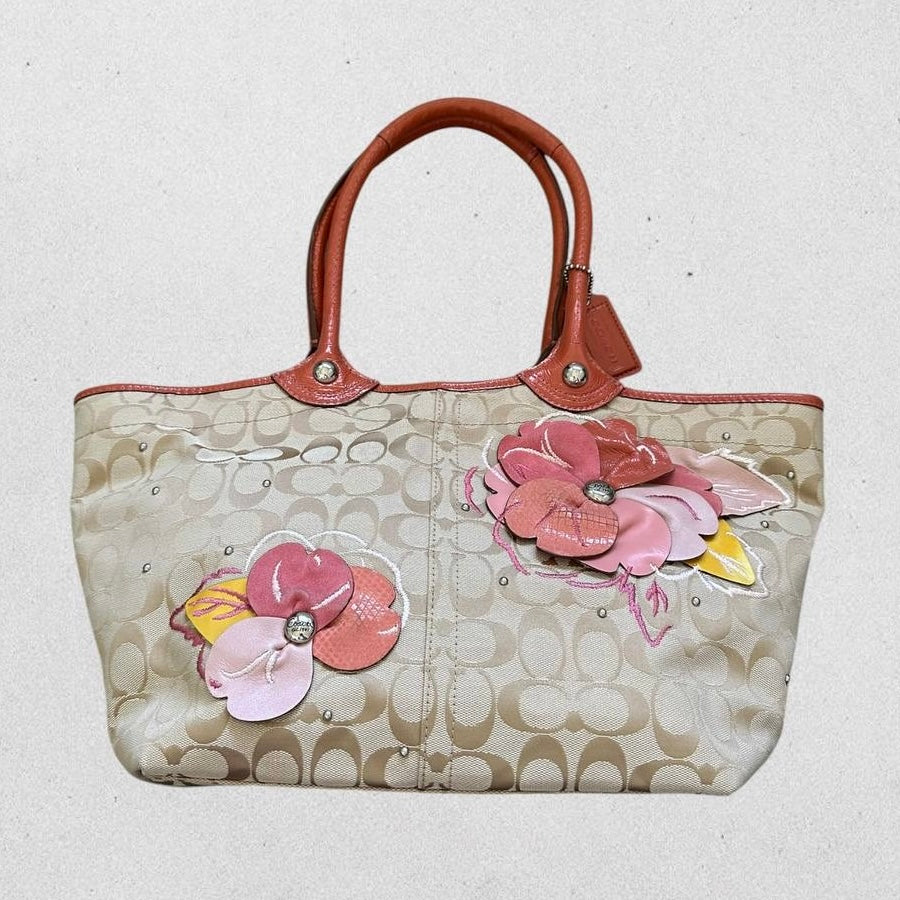 Authentic Vintage Coach Bleecker Signature Tote Bag