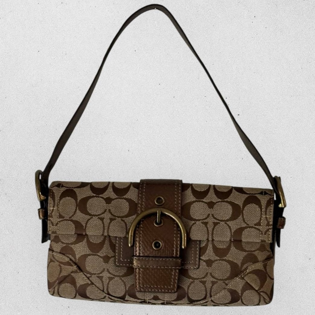 Authentic Vintage Coach Soho Flap Shoulder Bag Rare