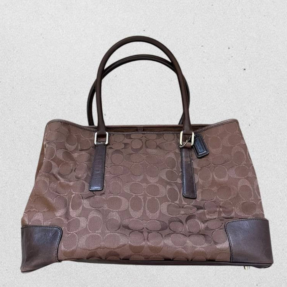 Authentic Vintage Coach Signature Tote Bag