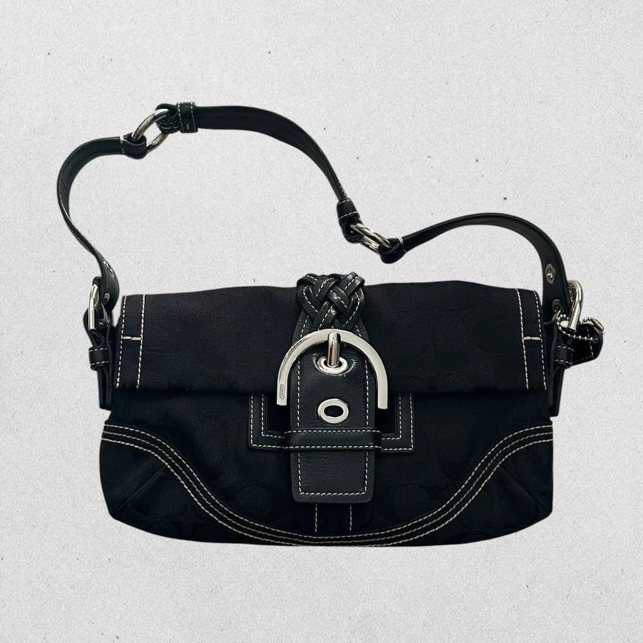 Authentic Vintage Coach Soho Flap Shoulder Bag