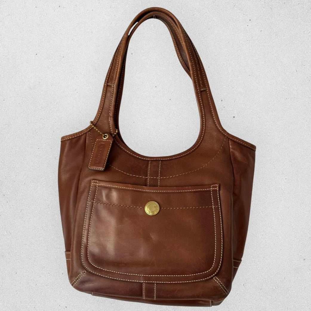 Authentic Vintage Coach Ergo Leather Shoulder Bag